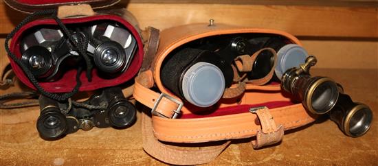 4 pairs of binoculars